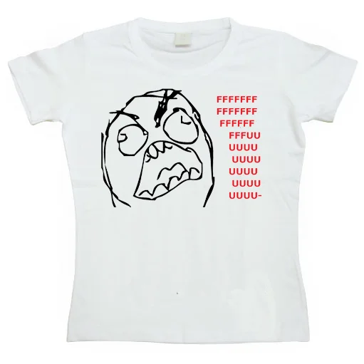 FFFFFUUUUU Dam T-shirt - M