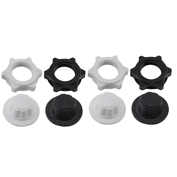 4 stk. Mutter Gulvvifte Base Fikseringsmutter ABS Tekstur Base Fester