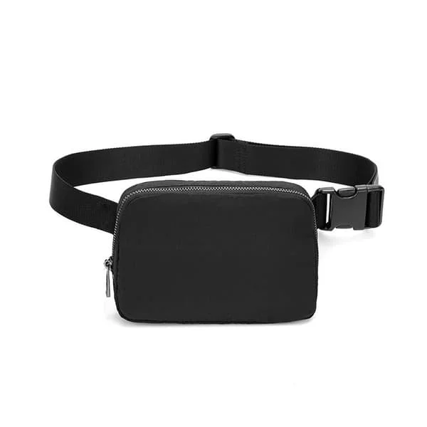 Fanny Packs Crossbody Bags for Running Hiking Travel Workout Adjustable Strap for Women - Black