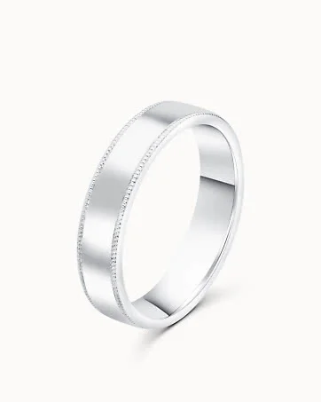 Smooth Ring Michael for Men 950 Platinum - Engagement Rings & Wedding Rings from Vanbruun