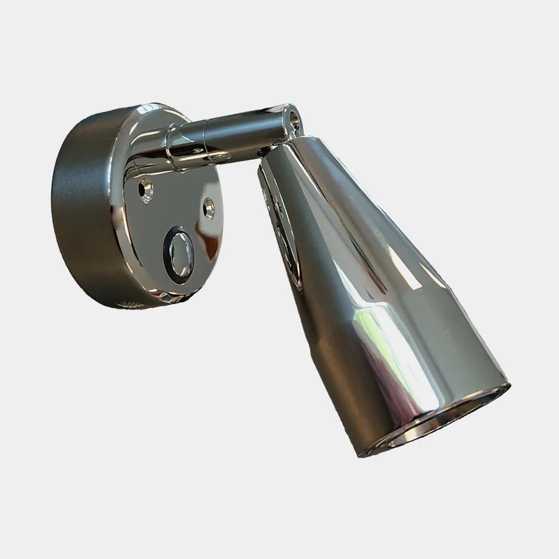 Reading light Casolux Mary Wall, stainless steel, LED, 10 - 30 V, 1.5 W, with USB socket + dimmer function
