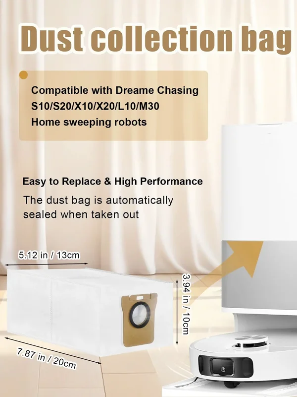 AliExpress - Staubbeutel für Xiaomi Robot Vacuum X20 Plus X20 Max X20 Pro X10+ S10+ S20+ für Dreame L10s Ultra L20 Ultra L30 Ultra Zubehör