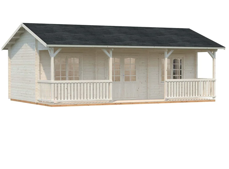 Palmako Sandra Fritidshus 38,6 m²/inv. 25,6+11,1 m², obehandlad, Stugor & förråd