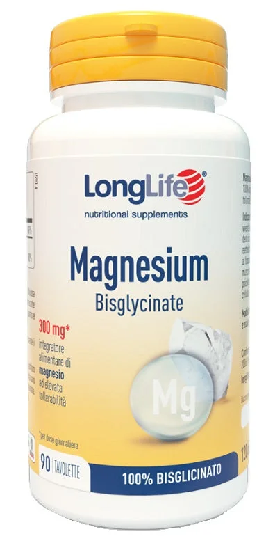 LongLife Magnesium Bisglycinate 90 Tavolette