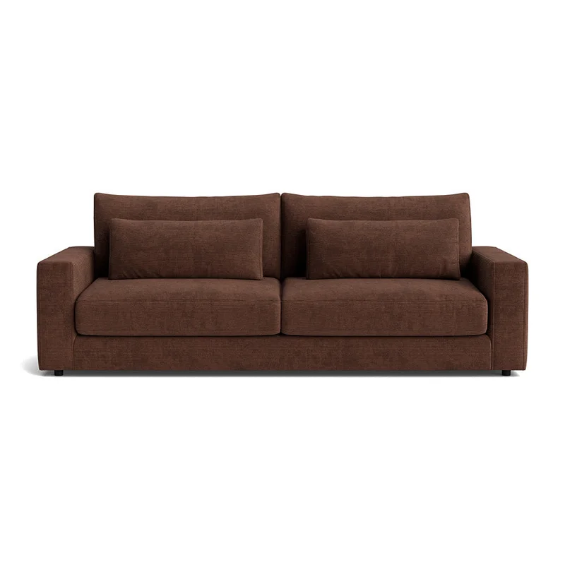 Sevilla 3 personers sofa - Capri Brun - 238x108x85 - Sofa, 3 personers sofa