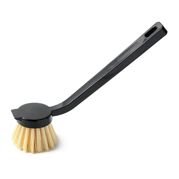 Børste gryde artefakt komfur børste køkken gryde børste husholdnings vask gryde børste non-stick olie non-stick gryde langskaftet børste sort.