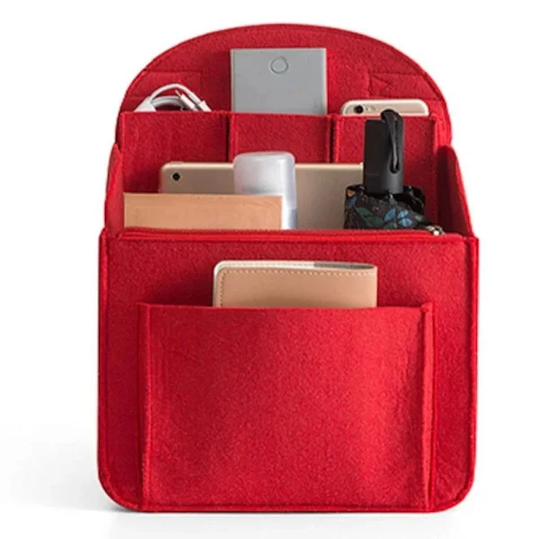 Backpack Insert Small Bag Inner Travel Bag RED S red S