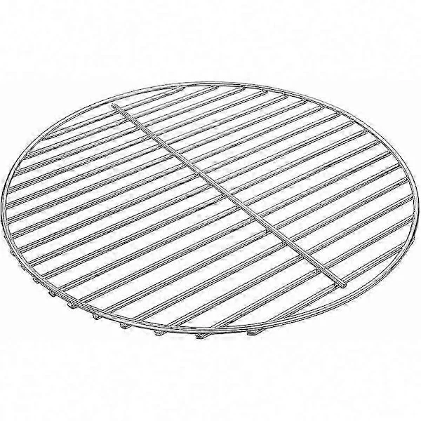Brilliant Nikkel Stål Madlavningsrist til Weber 34CM Kulgrill 47CM Weber One-Touch Bar-B-Kettle Grill med Røget Smag