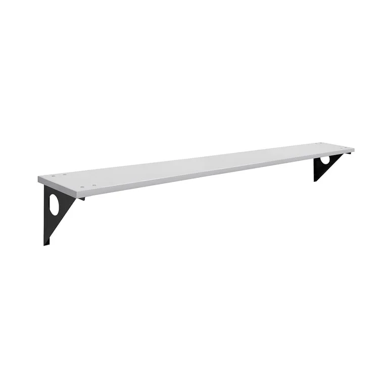 Bænk STADIUM, væghængt, 1500 mm, grå