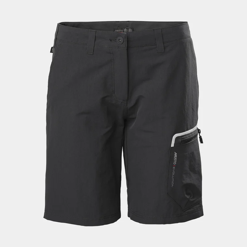 Sailing shorts Musto Evolution Performance 2.0, Black, women, Large (UK 14)