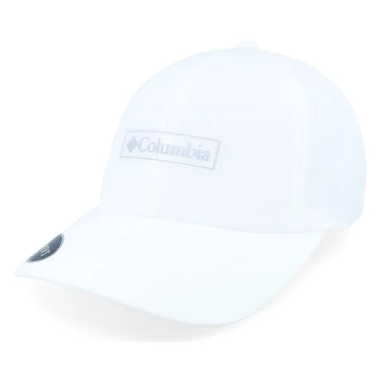 Columbia - White unconstructed Caps - Womens Ponytail White Dad Cap @ Hatstore
