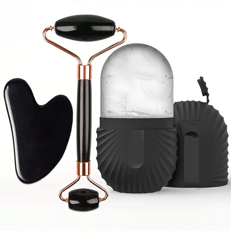 AliExpress - 1/2/3 stücke Eis Gesicht Roller Gesichts Hautpflege Ice Roller Gesichts Roller GuaSha Gesicht Werkzeug Set Gesicht massage Roller Hebe 