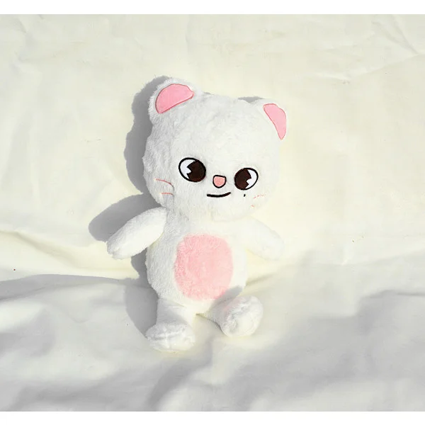 Skzoo Plush Toy 50cm SKZ Plush Toy, Soft Plush Doll, Gift for Fans and Collectors-FX- White Cat