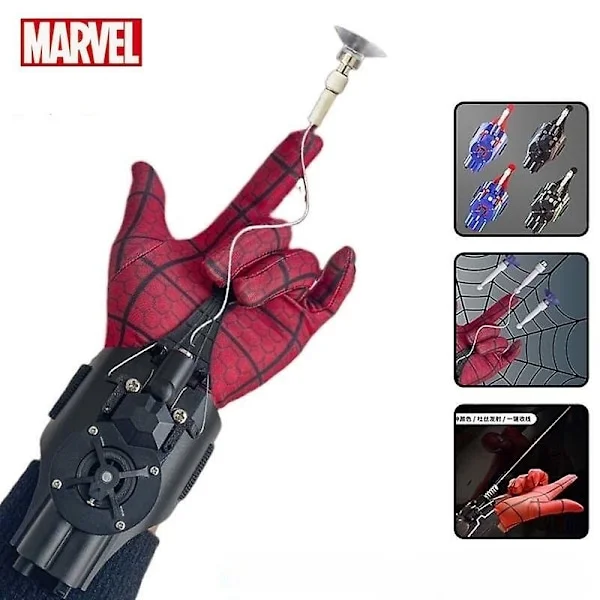 Spiderman web shooter legetøj Spiderman mentor rolleleg Peter Parker tilbehør rekvisitter handsker børn