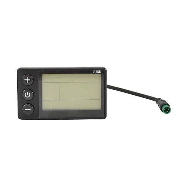 [KK]S866 Electric Bicycle LCD Screen Electric Bicycle Electric Scooter Display Meter Control Panel with Waterproof