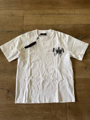 Vit AMIRI t-shirt med tryck