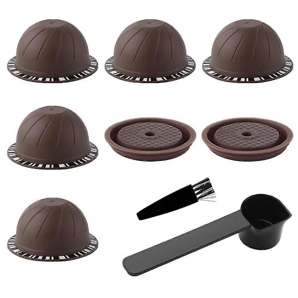 Påfyllningsbar kaffekapsel för Vertuoline & Vertuo Pod, 150 ml kaffekapslar för Presso Vertuo Coffee-Excellence