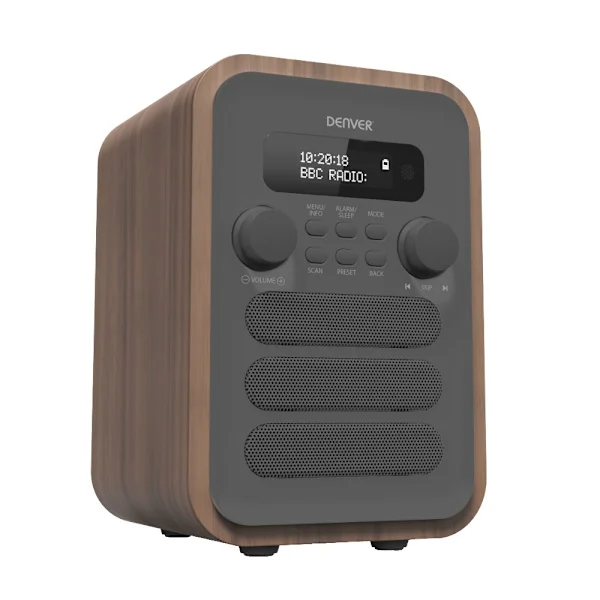 DENVER DAB-48 - bärbar DAB-radio - Bluetooth