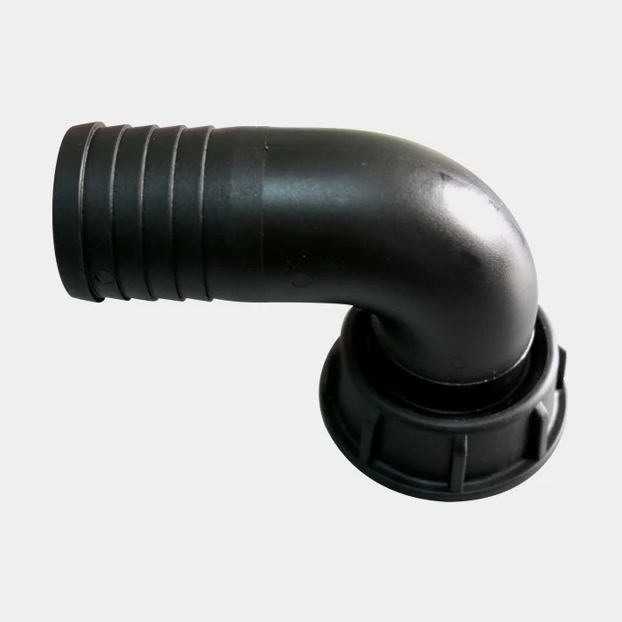 Anslutningsnippel för tankar Nuova Rade Diablo Easy Switch, 90°, 1 1/2", Ø38 mm, svart, plast