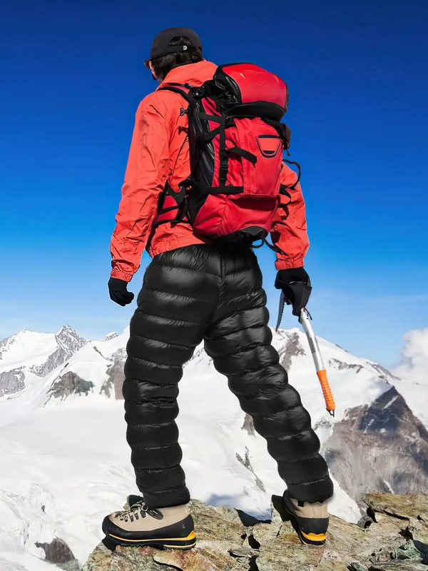 AliExpress - MAPLEAF Pantalon en duvet ultraléger et chaud 800FP Pantalon de neige d'hiver Pantalon de ski imperméable coupe-vent Pantalon de camping 