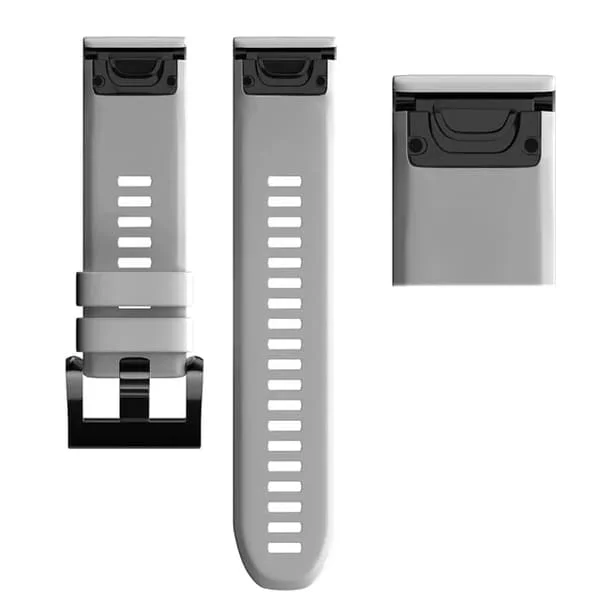 Silikon Sport Armbandsrem kompatibel med Garmin Fenix 6 6X 6S Pro 7 7X 5X 5 5S 3HR Forerunner 935 945 Smartklocka Snabbkoppling Correa