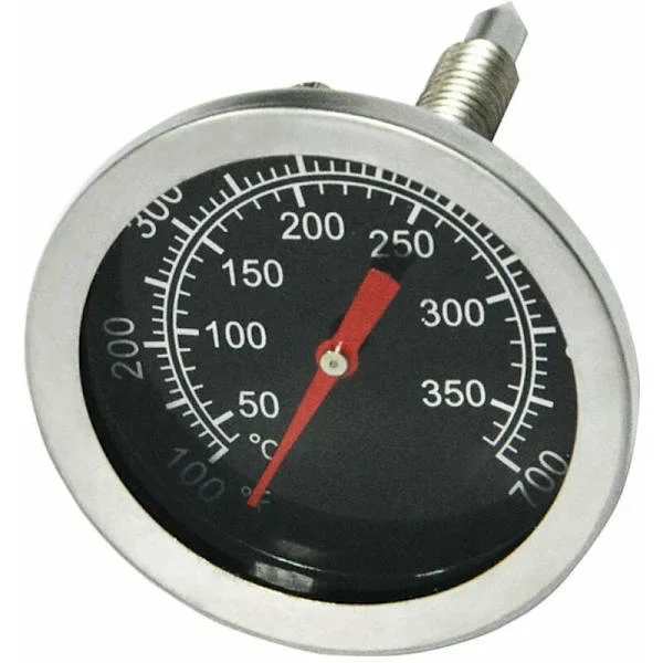 BBQ Grill Charcoal Grill Smoke Thermometer, 52mm Stainless Steel Pizza Oven Thermometer, BBQ Spare Parts-FY-