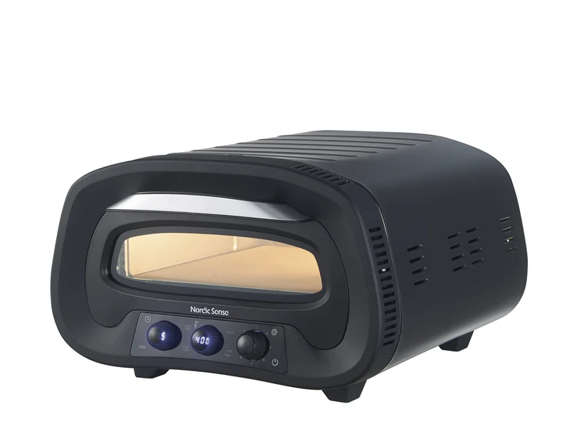 Nordic Sense Pizzaovn Elektrisk 1700W Svart