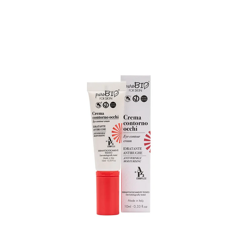 puroBIO Viso Crema Contorno Occhi Idratante Antirughe 10ml - Contorno occhi antirughe