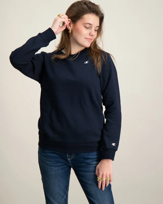 Champion Crewneck Sweatshirt Blauw Truien Meisjes - Kids Brand Store