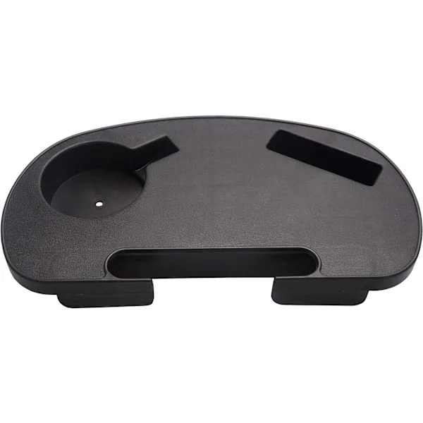 1 st Oval Zero Gravity Chair Cup Holder, Clip på Sida Recliner Cup Table, Zero Gravity Lounge Chair Cup Holder Bricka med Mobiltelefon Slot-Svart