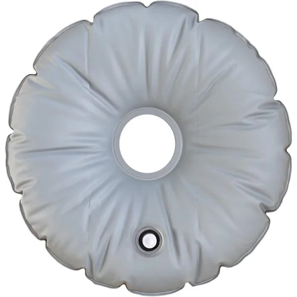 Parasollfot 10 kg, parasollfot, tung parasollfot 44cm, motvektspose, sammenleggbar, bærbar, gjenbrukbar, egnet for parasoller, balkonger, strand