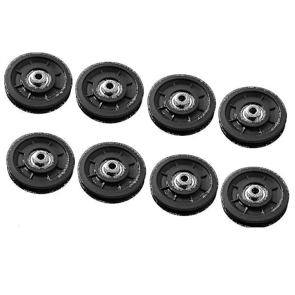 8 st 90 mm Rullar Rullar Nylonlager Rullar Gym Utrustning Delar Fitness Utrustning Delar - Snngv