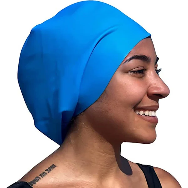 XL, Badehætte til Dreadlocks Langt Hår Badehætte Låse Badehætte Afro Hår Badehætte Holder Håret Ude af Vandet. Badehætte