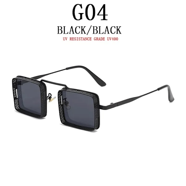 Steampunk Solbriller For Menn Firkantet Vintage Punk Mote Briller Sonnenbrille Retro Lunette De Soleil Homme Lentes