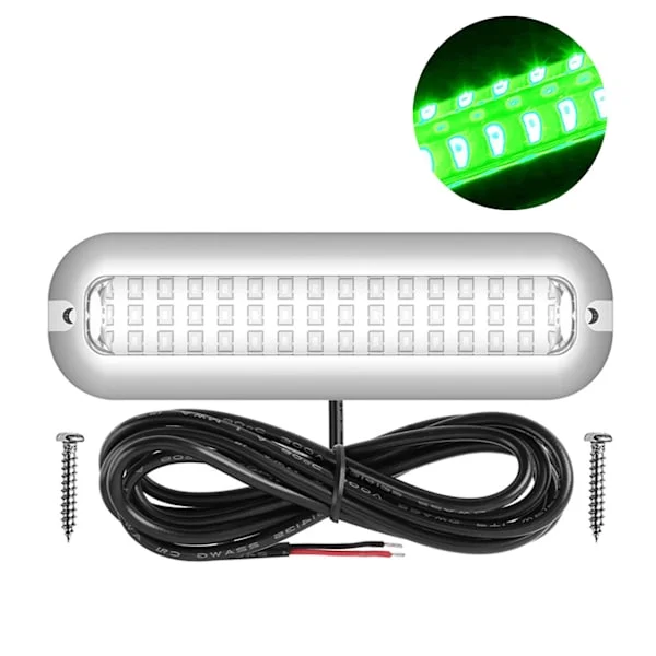 Båt vanntett marin lampe rustfritt stål lys 42LEDs 10-30V dekk undervanns overflatemontert cruiseskip Yacht seilbåt