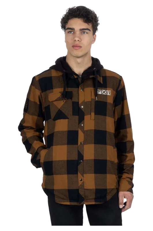 Flanellitakki FXR Timber Insulated Kupari/Musta S