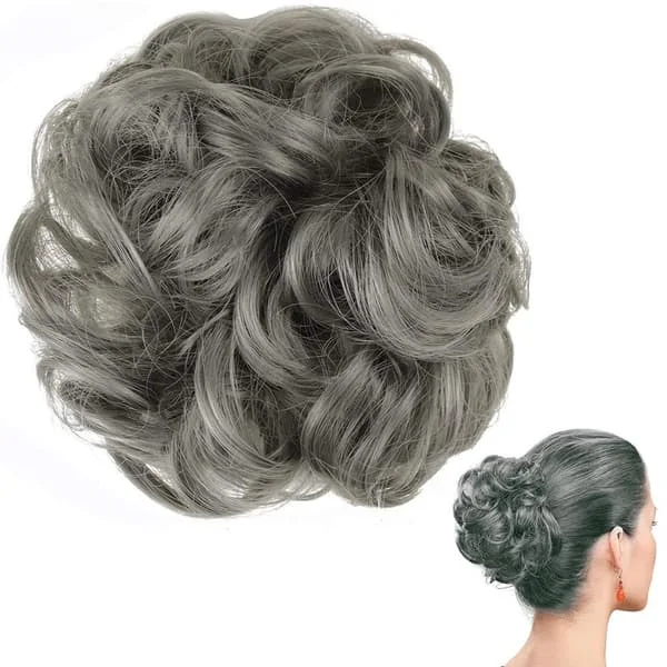 Scrunchie Löshår / Hårband / Hårmunk - Grå