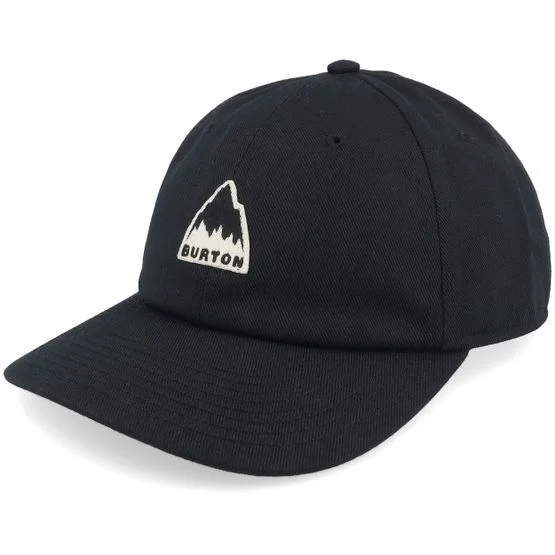 Burton - Zwart unconstructed Cap - Rad Dad Hat True Black Dad Cap @ Hatstore