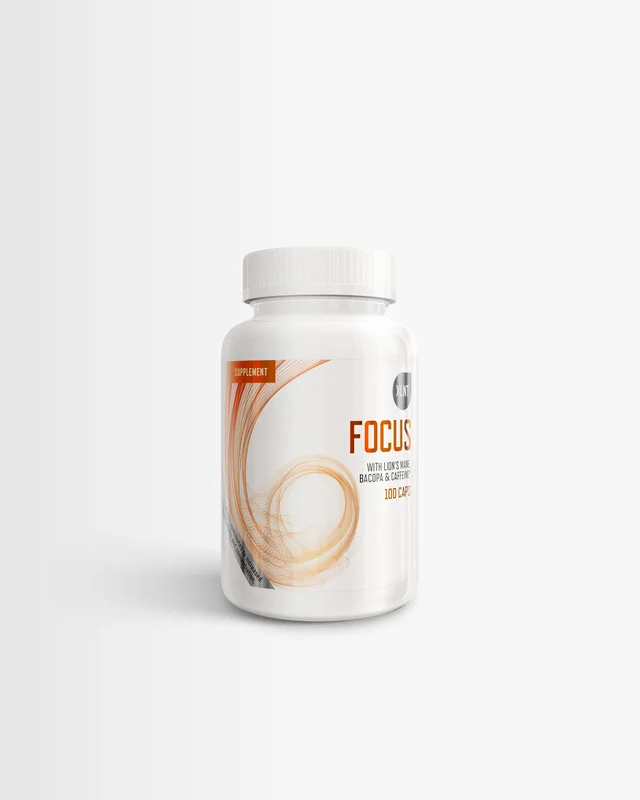 Koffein & L-teanin - 100 kapslar - XLNT Sports Focus - Prestationshöjare, Pre-workout, L-theanine