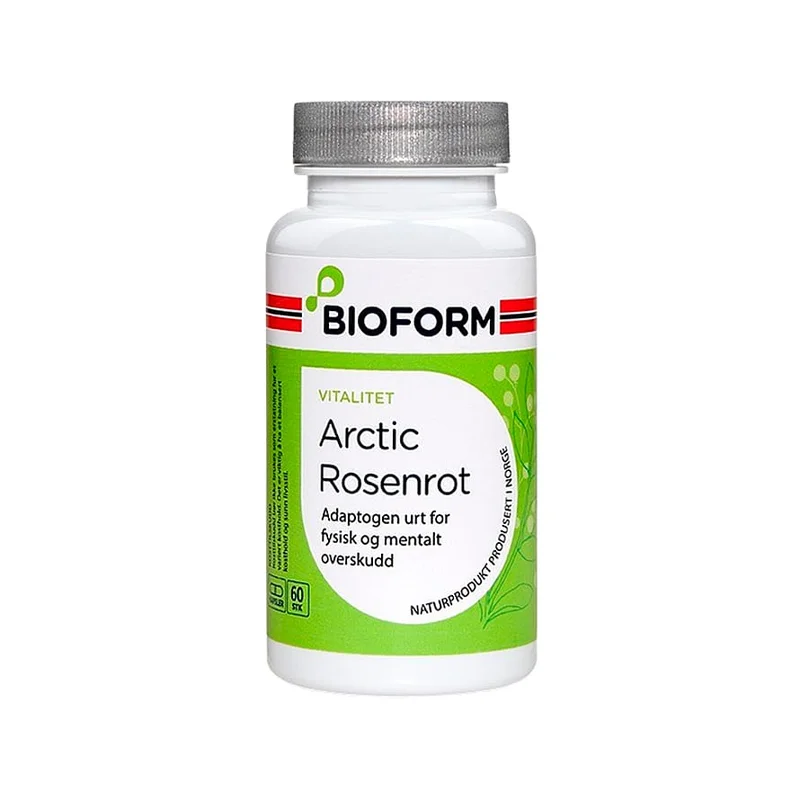 3 for 2 - Bioform Arctic Rosenrod 60 kaps., Helse & Madvarer, Ingredienser, Urter