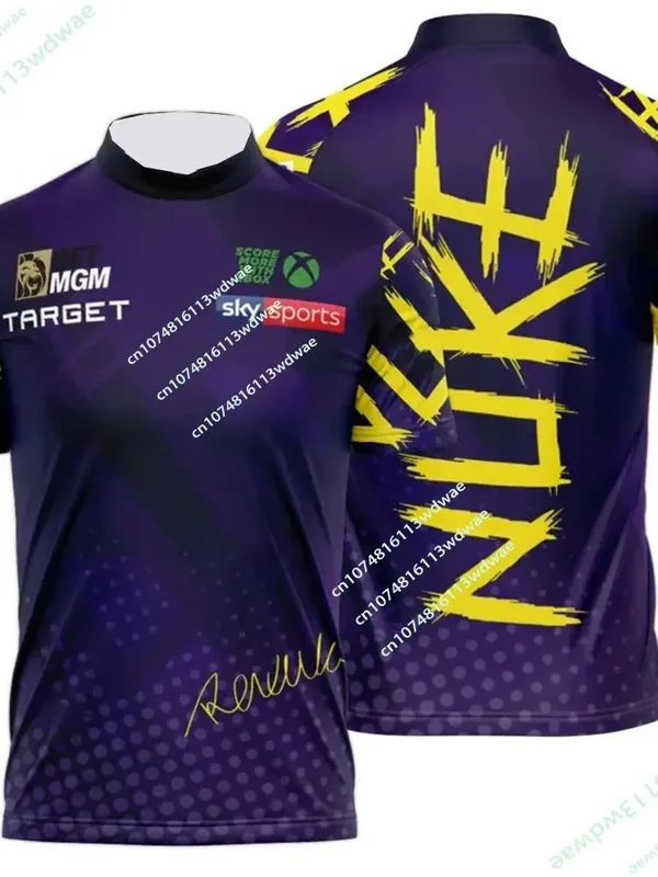 AliExpress - 2026 PDC World Darts Championship Luke Littler The Nuke Jersey Darts Enthusiasts Sports 3D Schnelltrocknendes Herren-T-Shirt Radsport-