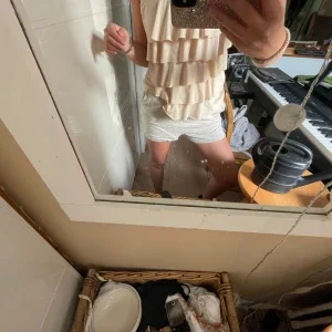 Supergulliga linneshorts