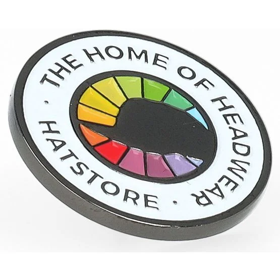 Hatstore - White - Accessory - Hatstore The Home Of Headwear Rainbow Pin - Hatstore
