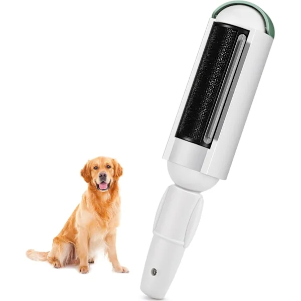 Dog Hair Brush, Pet Hair Remover, Lint Remover for Dogs, also for Cleaning Wool from Beds and Sweaters (Green)