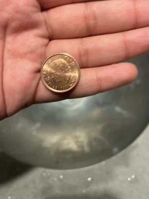 Svensk enkrona i kopparfärg