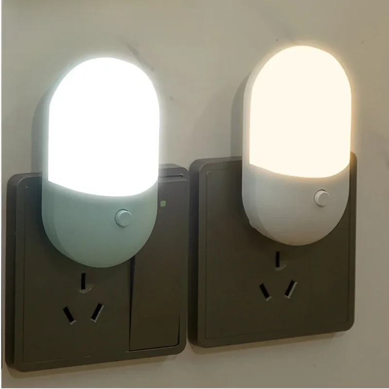 AliExpress - Lampe de chevet veilleuse EU US Plug LED veilleuse AC220V chambre lampe cadeau pour enfants mignon lampe de nuit pour couloir WC