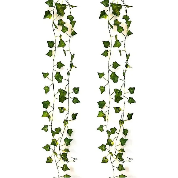Indoor Fairy Lights with Artificial Vines, Decorative Indoor Leaves for Bohemian Room Decor, Twinkle String Lights, Wall Decor for Christmas Tree