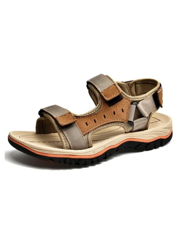 AliExpress - HUAJUANER Sommer Herren Sandalen Strand Leder Sandalen für Männer Gladiator Sandalen Outdoor Sport Herren Sommerschuhe Übergröße 38-47