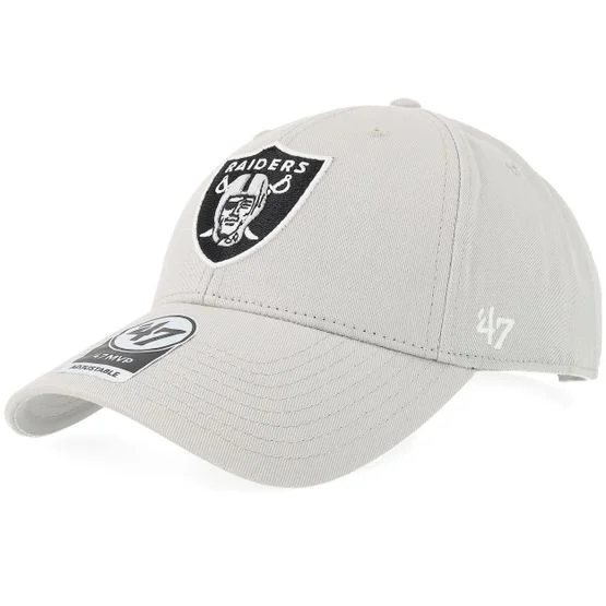47 Brand - NFL Grå adjustable Keps - Las Vegas Raiders Legend Mvp Las Vegas Raiders Grey Adjustable @ Hatstore