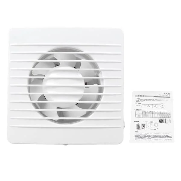 Frånluftsfläkt Badrum Takfläkt Kök Ventilation Väggmontering Kraftfull Tyst 4in 220V